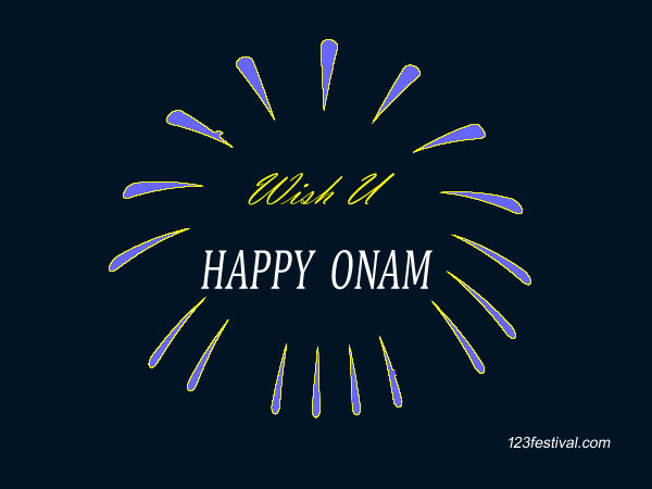 wish you happy onam
