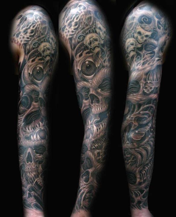 Tattoo Sleeves Skull Arm Sleeves Mens And Womens Summer Cycling Driving  Sunscreen Arm Sleeves Hand Sleeves Ideal Choice For Gifts - Jewelry &  Accessories - Temu
