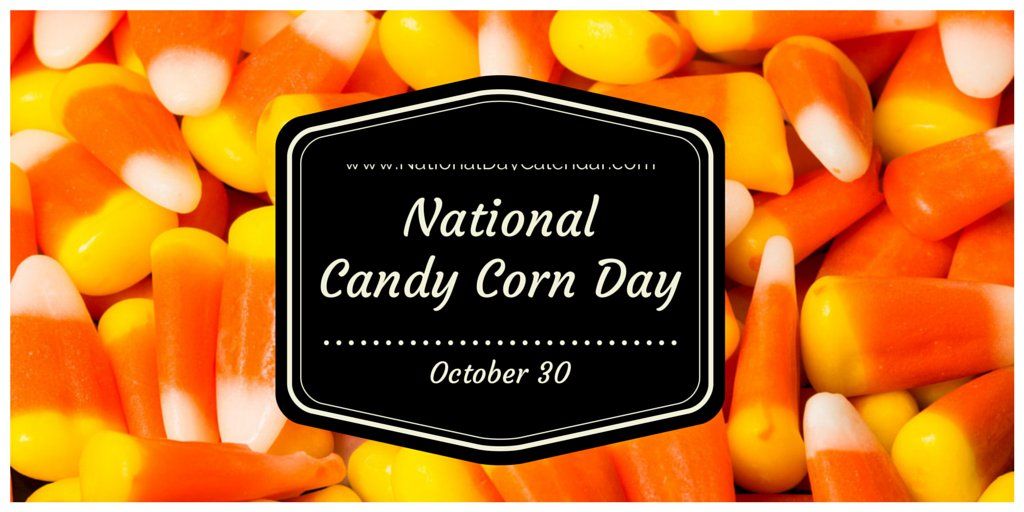 National Candy Corn Day october 30 card