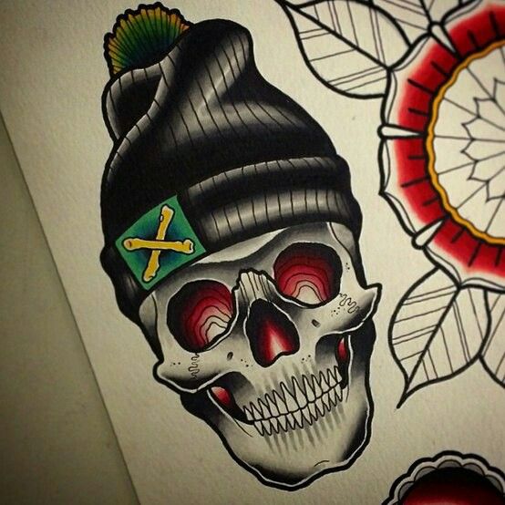 40+ Traditional Skull Tattoos – Old School Skull Tattoo Ideas For Men