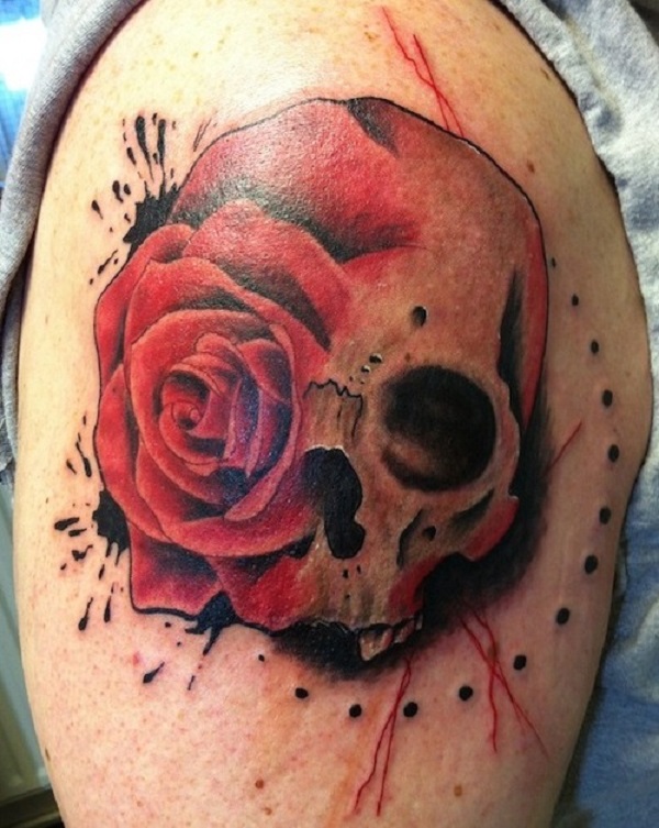 50+ Best Skull & Roses Tattoos For Women and Men