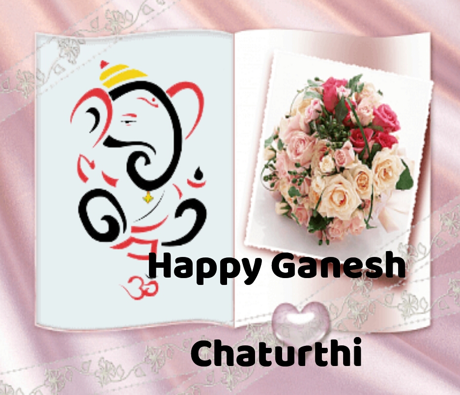 happy ganesh chaturthi greeting card