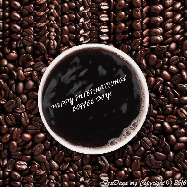 happy international coffee day image