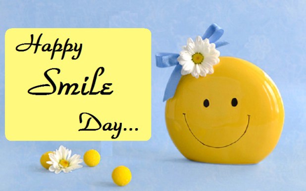 happy smile day greeting card