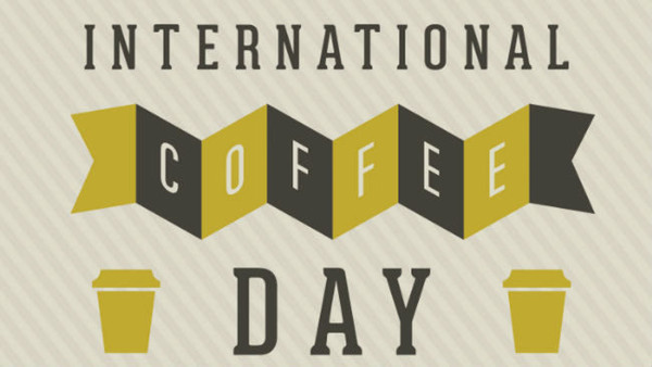international coffee day greeting card