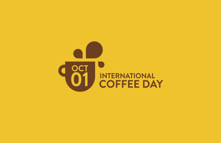 international coffee day oct 01 poster