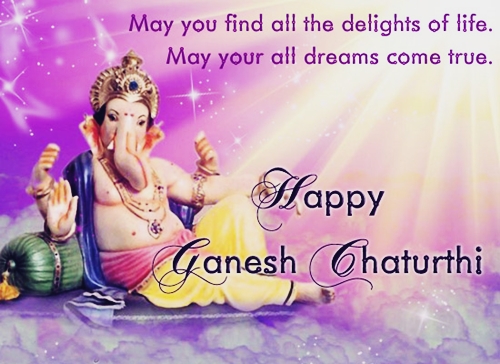 may you find all the delights of life. happy ganesh chaturthi