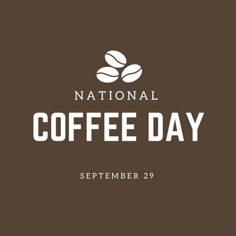 national coffee day greeting card