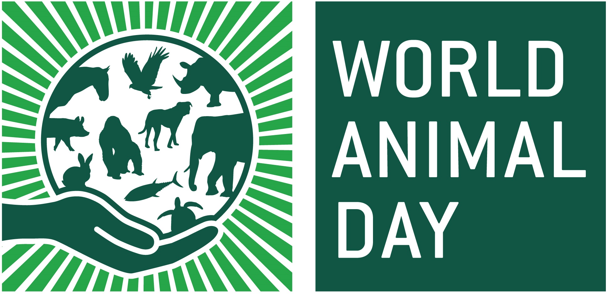 world animal day card