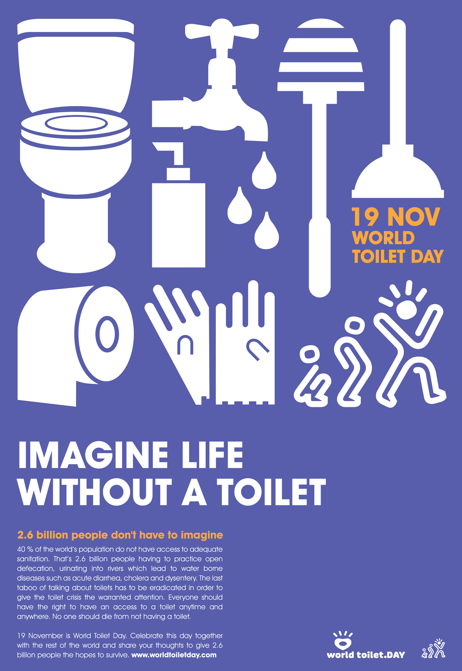 19 november world toilet day poster
