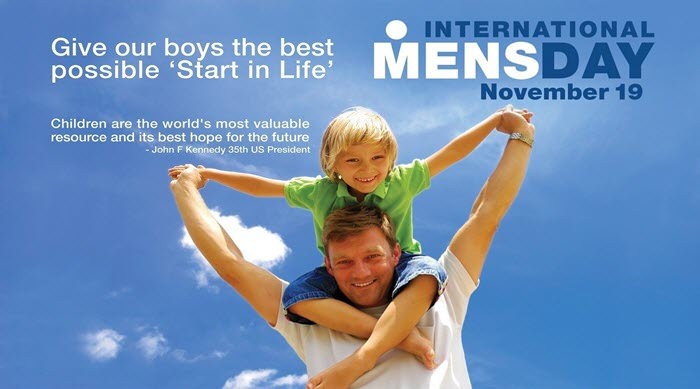 give our boys the best possible start in life international men’s day november 19