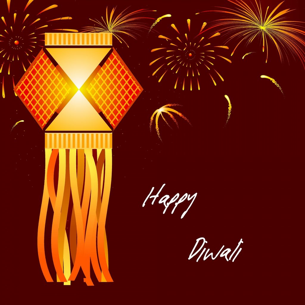happy Diwali greeting card