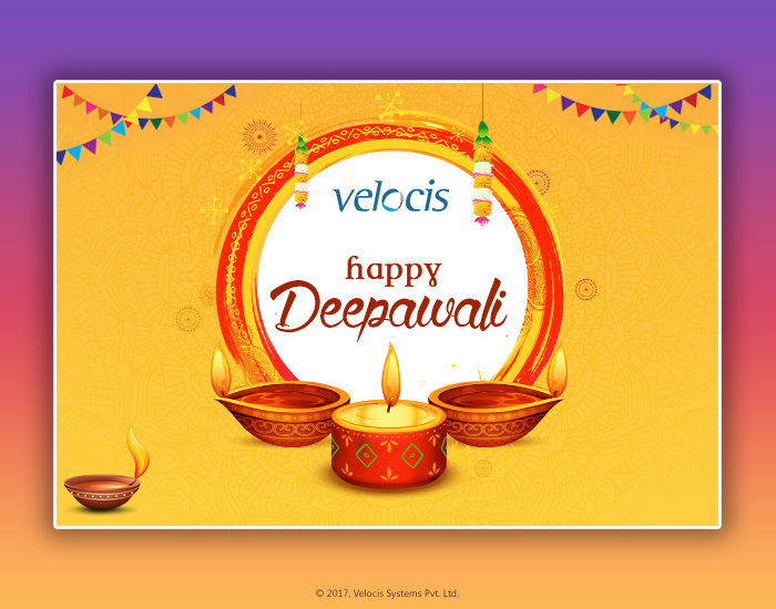 happy deepawali greeting card