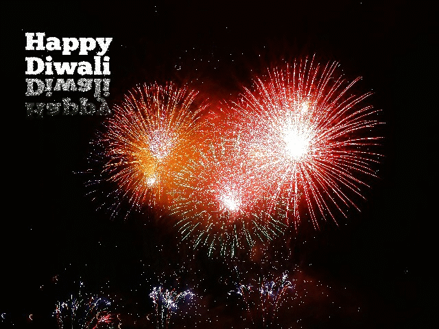 happy diwali animated card