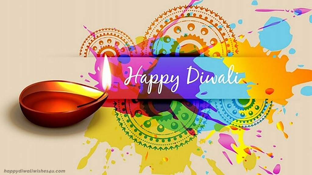 happy diwali colorful wallpaper