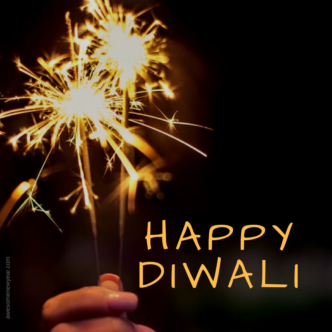 happy diwali sparkles picture