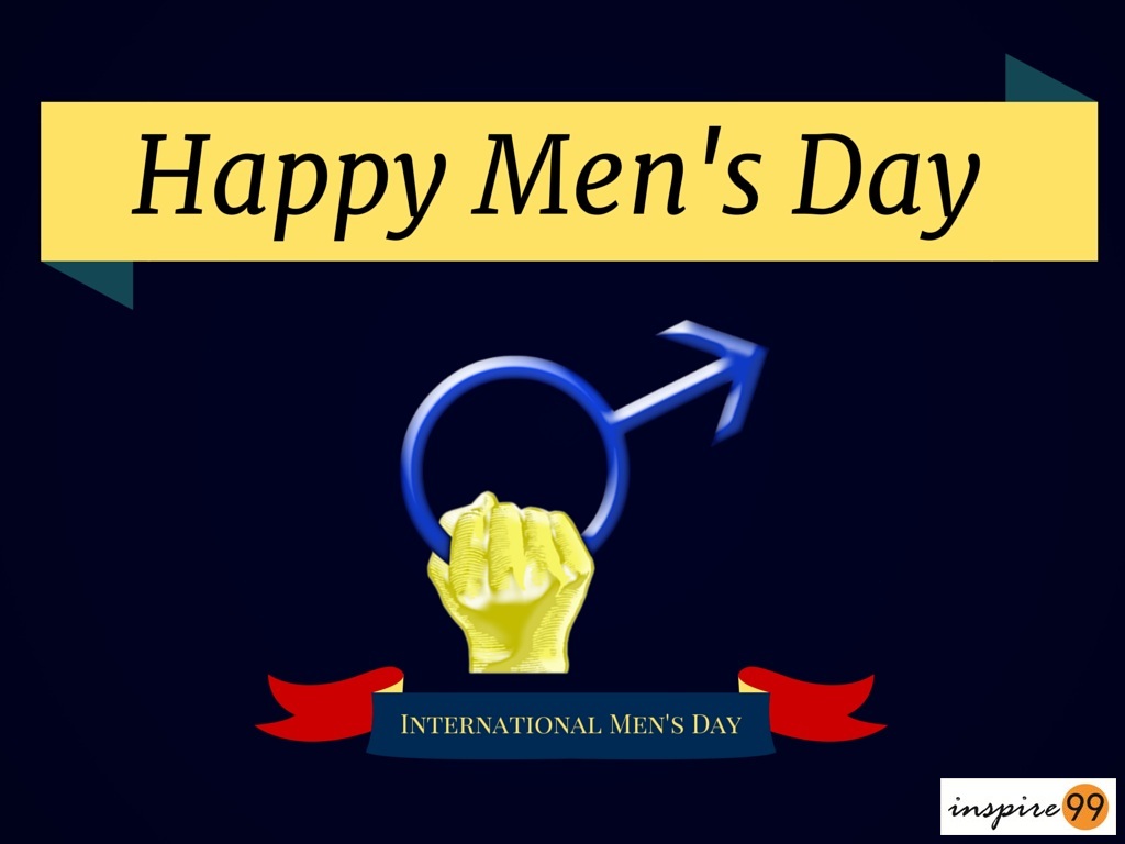 happy men’s day logo
