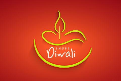 shubh Diwali greeting card