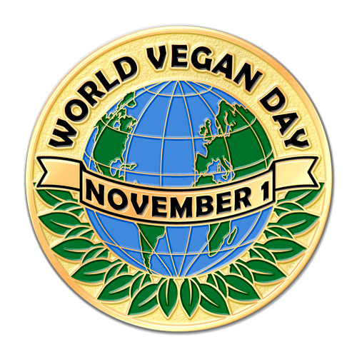 world vegan Day november 1 logo p