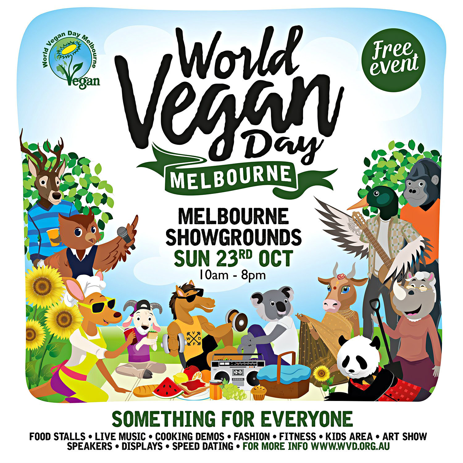 world vegan Day poster