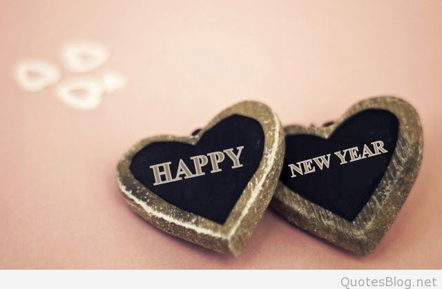 Happy New Year hearts picture
