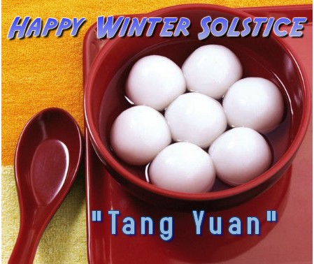 Happy Winter Solstice tang yuan