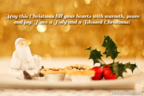 Have a holy and blessed Merry Christmas