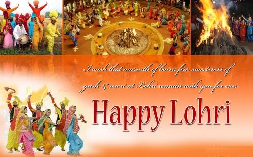 I Wish That Warmth Of Bonnfire Sweetness Of Gurh & Rewri Lohri Remain With You For ever happy lohri