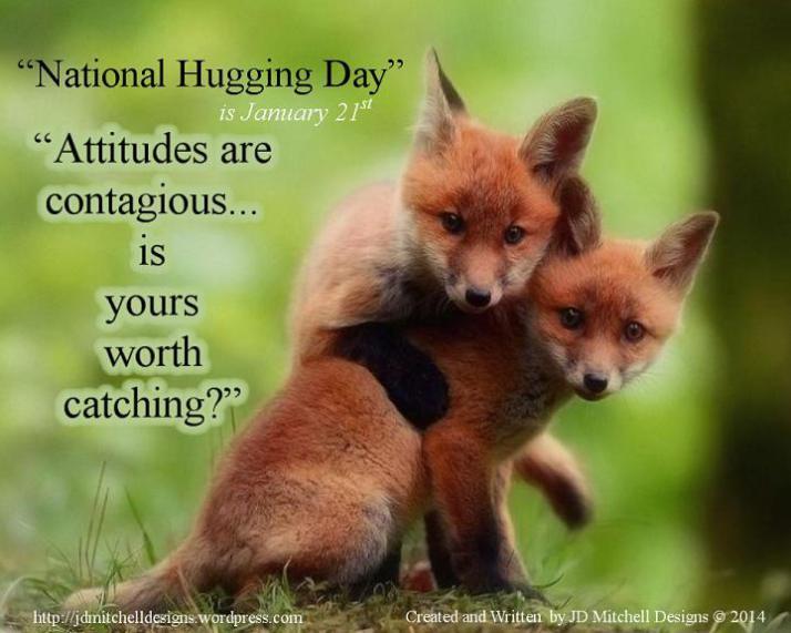 National Hugging Day is january 21