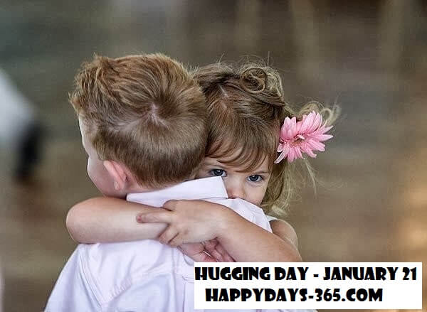 National Hugging Day january 21 kids hugging