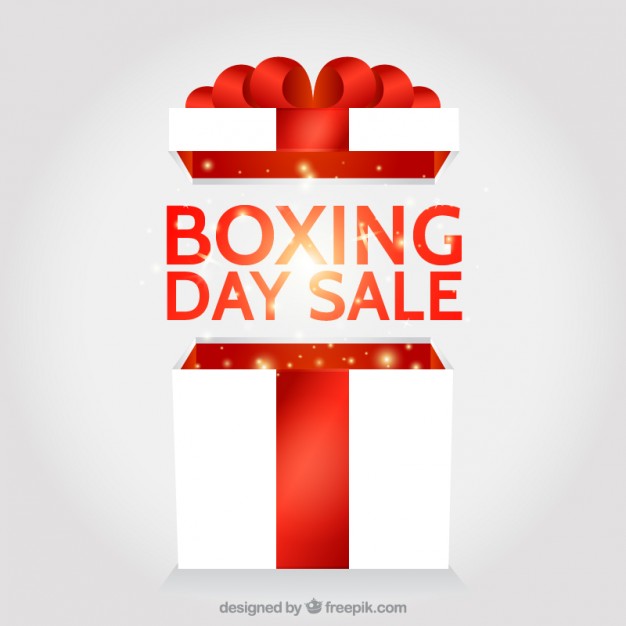 boxing day sale gift box