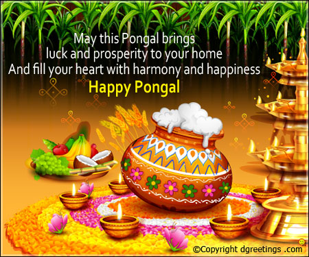 happy Pongal card