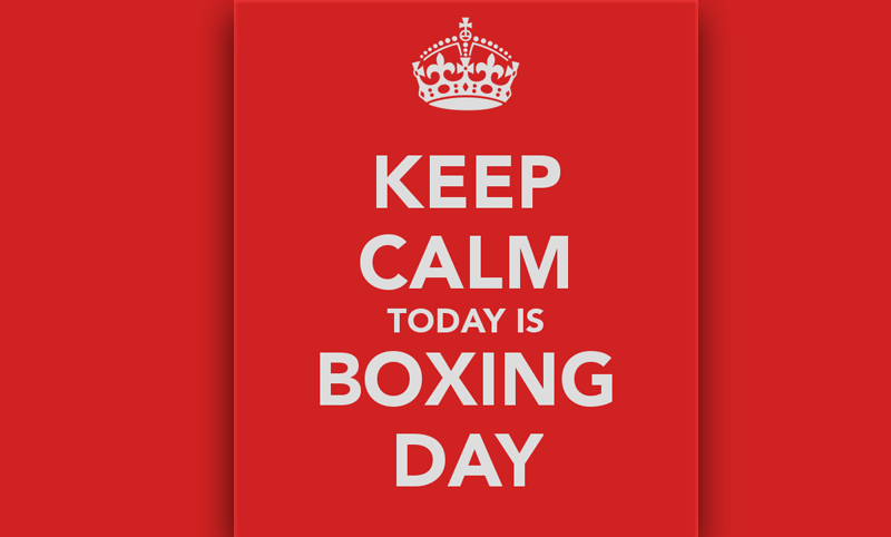 keep calm today is boxing day