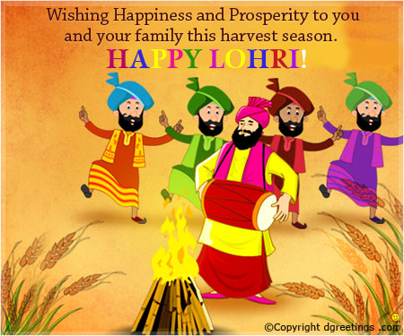wishing happiness and prosperity to you and your family this harvest season happy lohri
