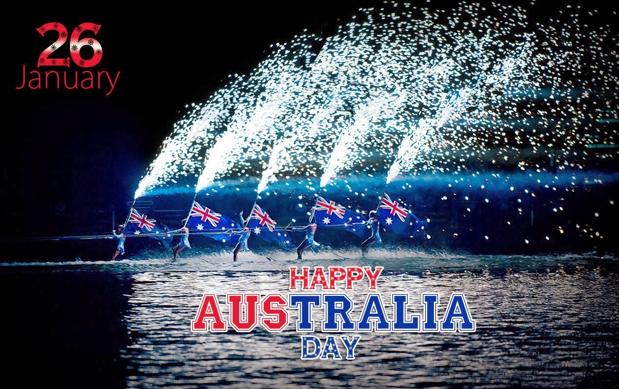 happy Australia Day 26 january water show