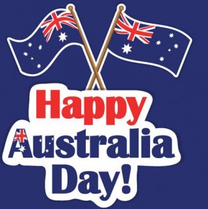 happy Australia Day greeting card