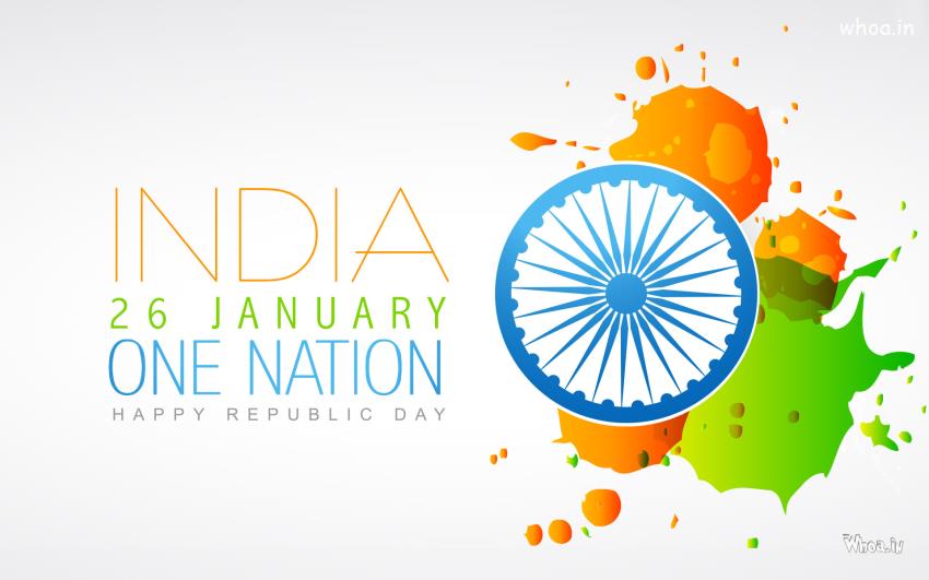indian 26 january one nation happy republic day