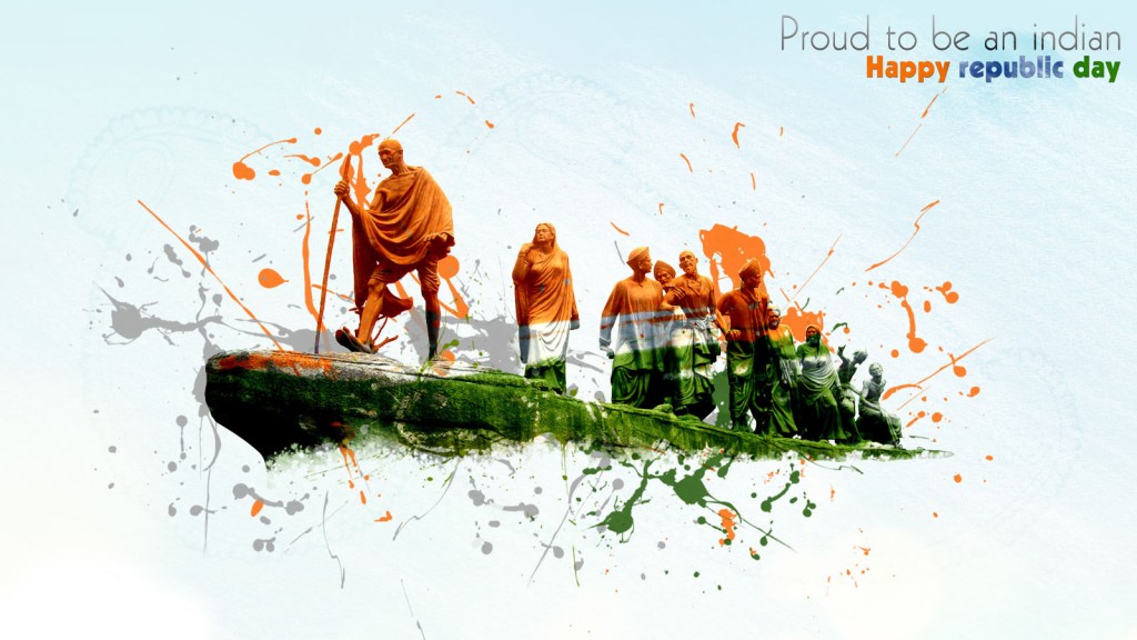 proud to be an indian happy republic day image