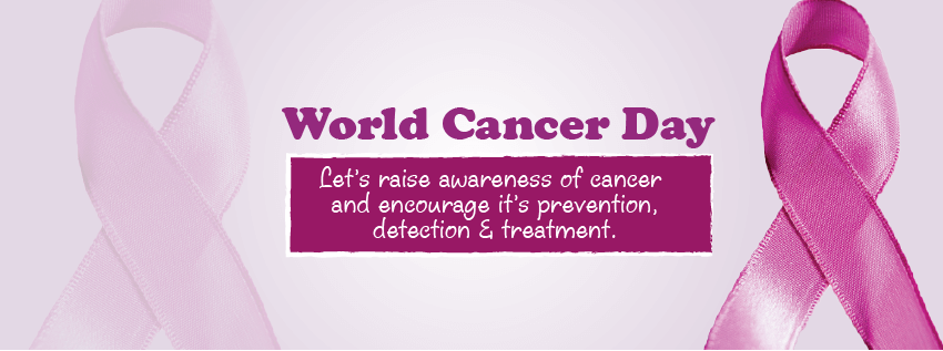 world cancer day let’s raise awareness of cancer and encourage it’s prevention detection & treatment