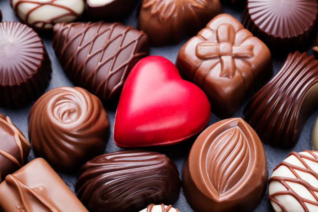 Happy Chocolate Day heart chocolate