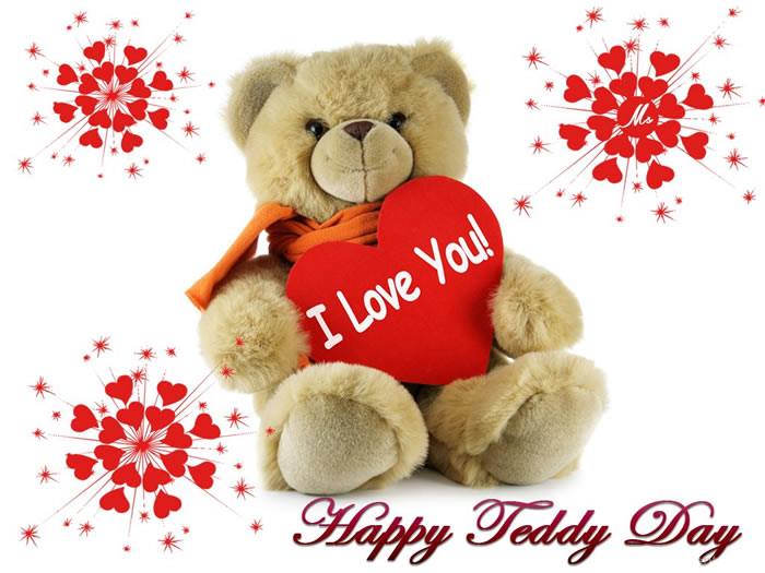 i love you happy teddy bear day