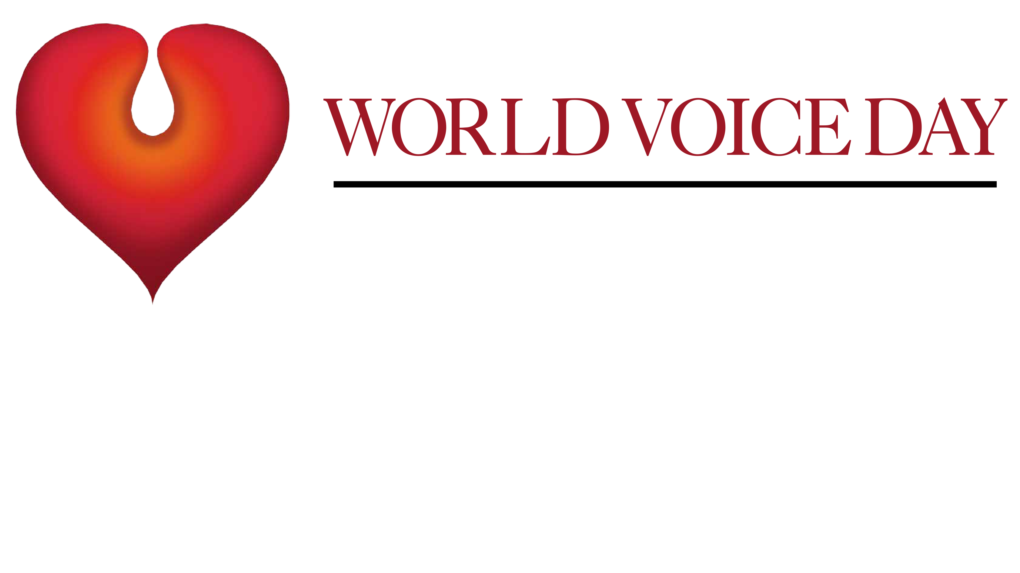 Голосовой ворлд. World Voice Day. Всемирный день голоса (World Voice Day). День голоса 16 апреля. День голоса лого.