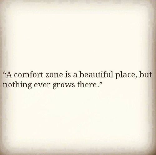 A Comfort Zone Is A Beautiful Place But Nothing Ever Grows There