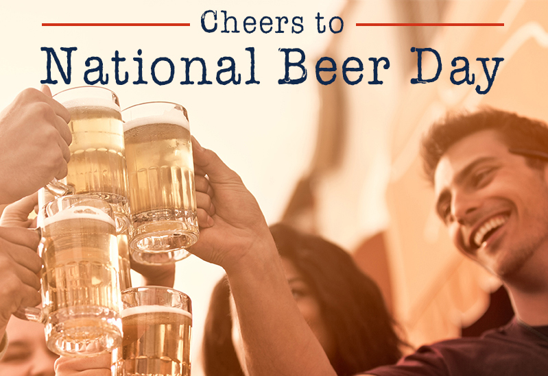 cheers to national Beer Day image