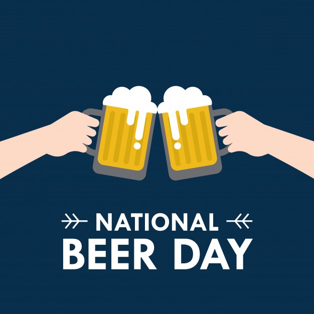 national Beer Day cheers beer mug illustration