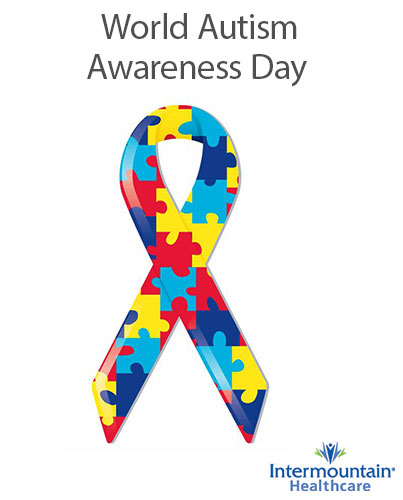 world autism awareness day colorful puzzle ribbon