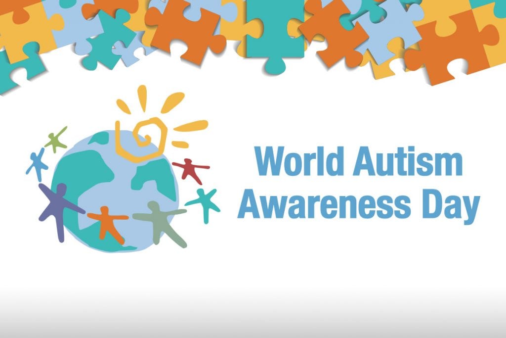 world autism awareness day puzzle blocks