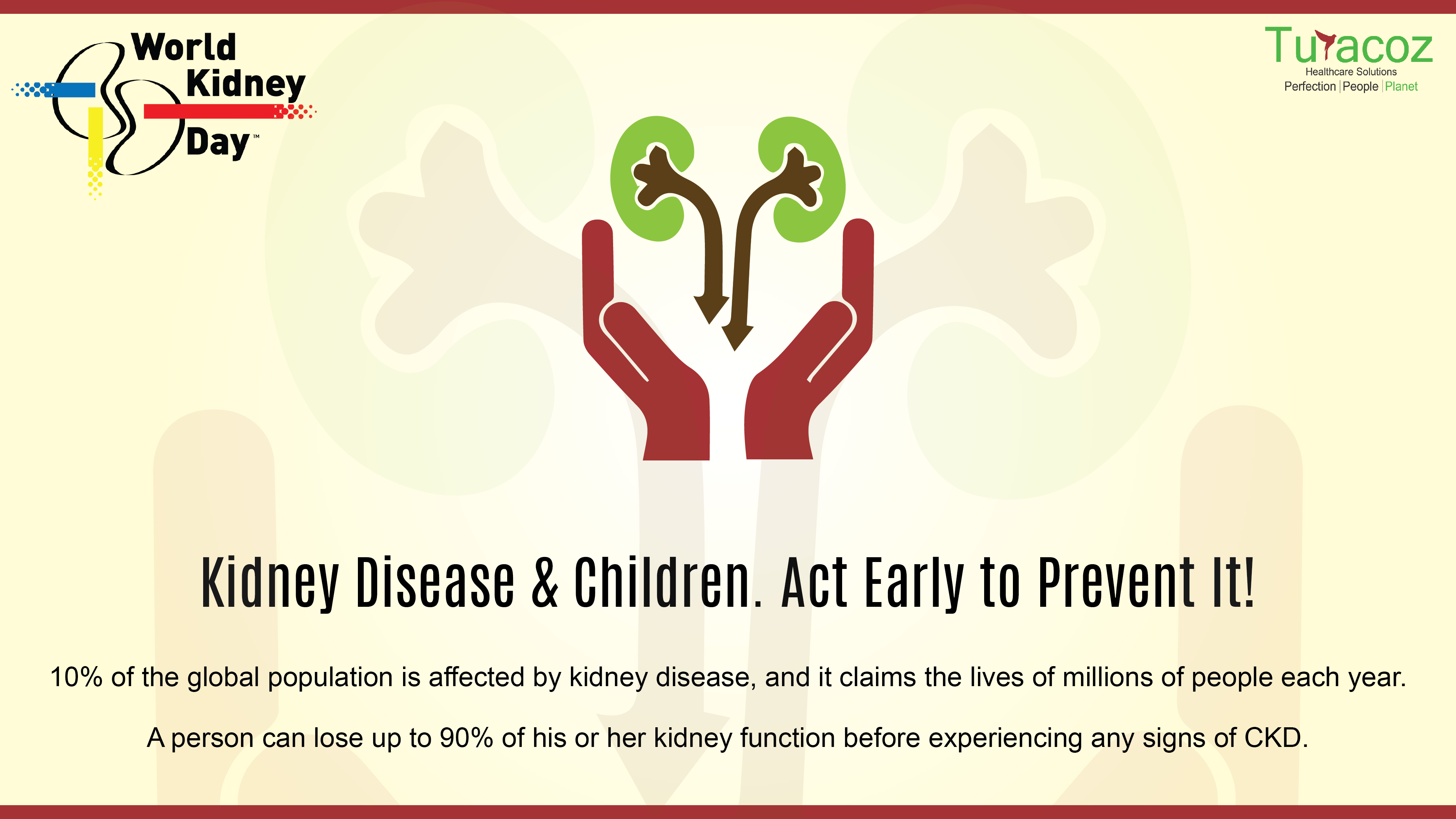 world kidney day kidney disease & children. Act early to prevent it