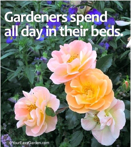 gardeners spend all day in their beds
