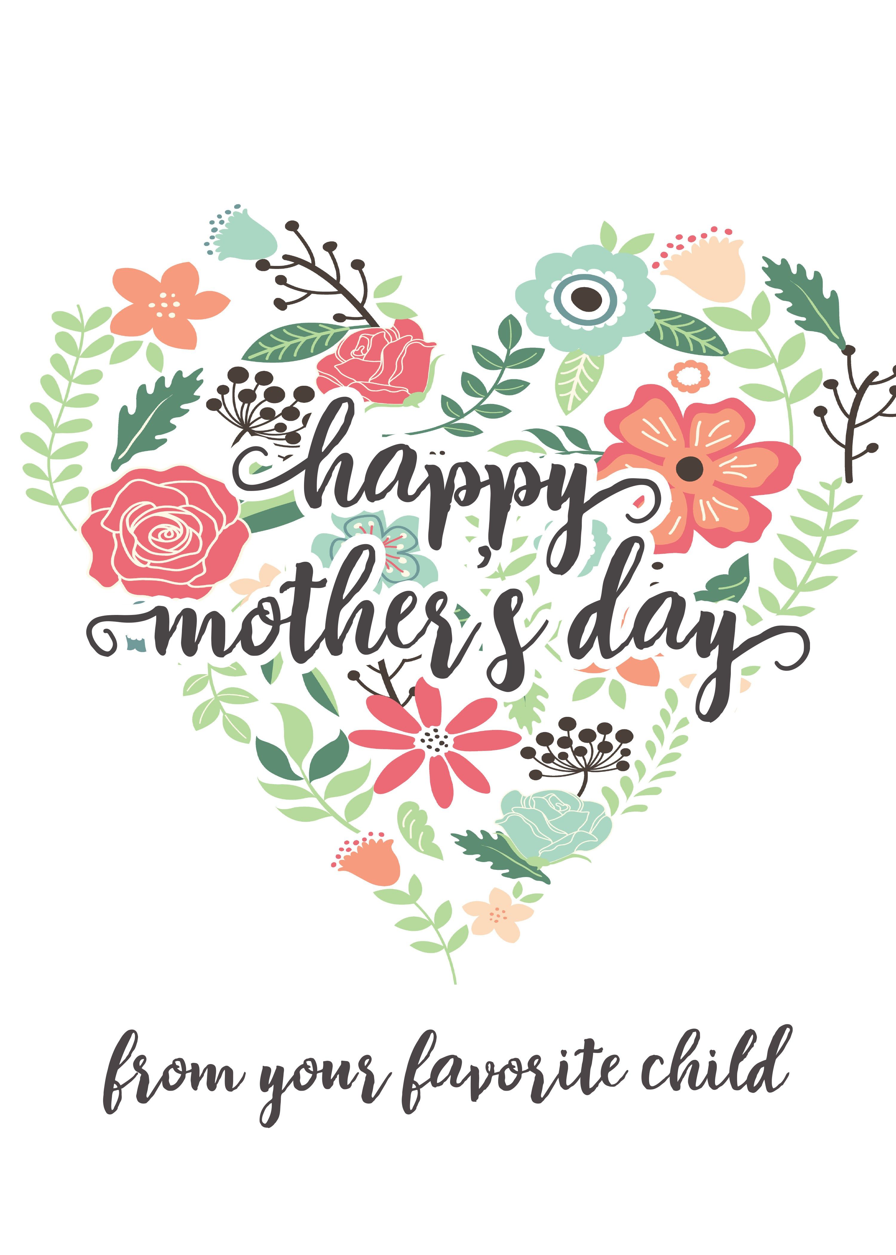 Printable Free Printable Humor Mothers Day Cards